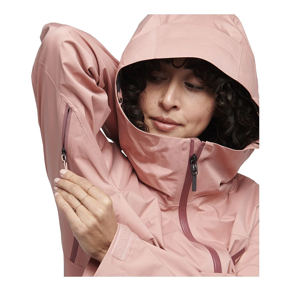 Black Diamond Women's Stormline Stretch 2.5L Rain Jacket