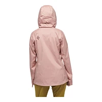 Black Diamond Women's Stormline Stretch 2.5L Rain Jacket