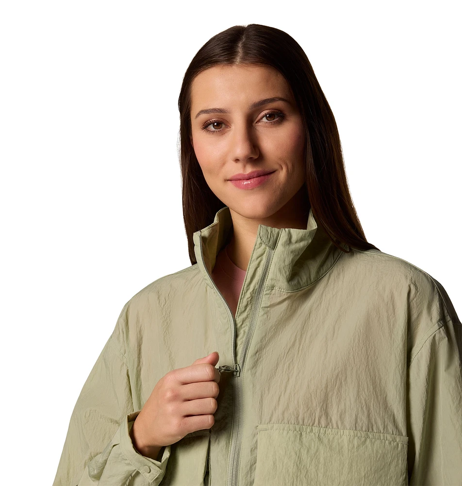 Columbia Women's Paracutie™ Crop Cargo Windbreaker Jacket