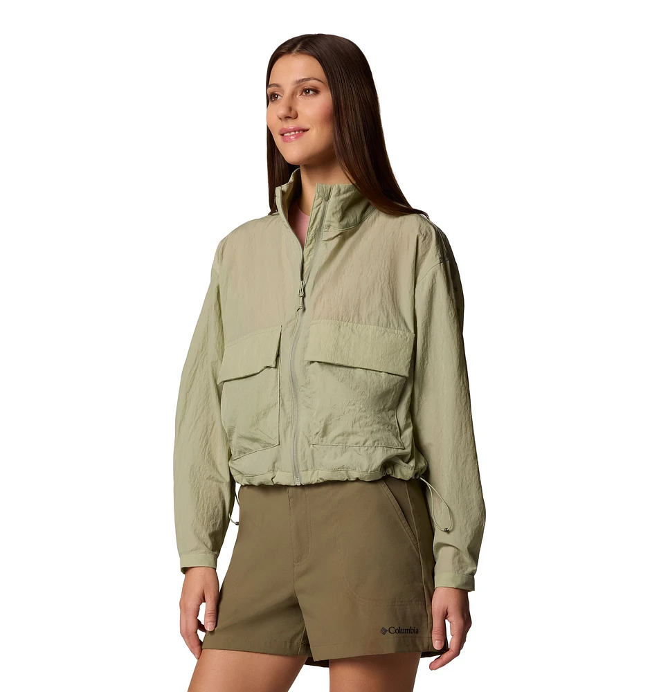 Columbia Women's Paracutie™ Crop Cargo Windbreaker Jacket