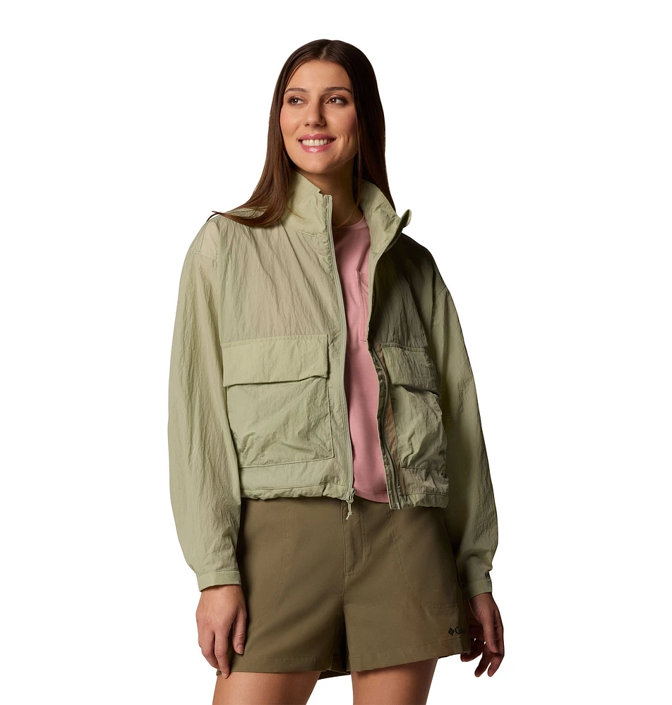 Columbia Women's Paracutie™ Crop Cargo Windbreaker Jacket