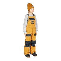 DC Boys' Roadblock Insulated Bib Pants