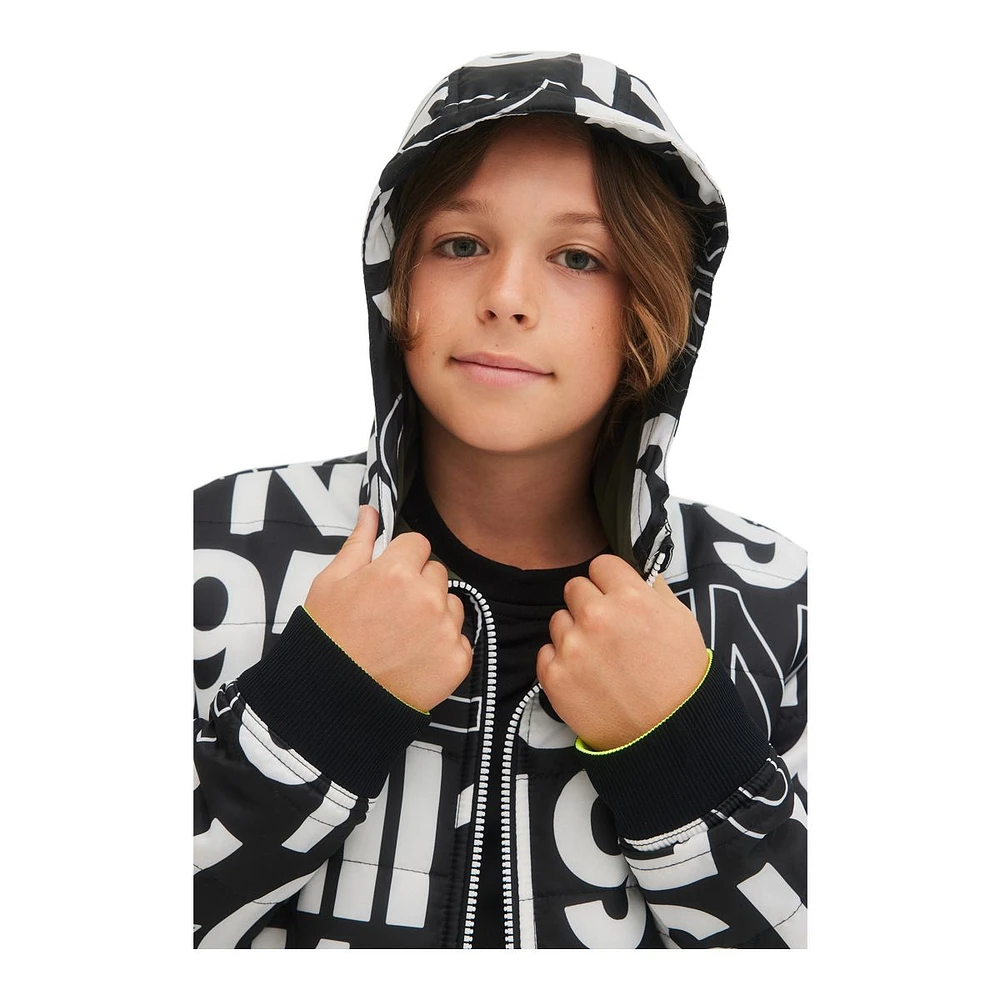 O'Neill Boys' Reversible Waterproof Jacket