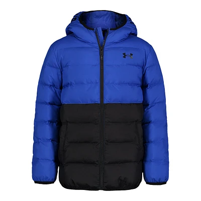 Under Armour Boys' Pronto Colorblock Reversible Puffer Jacket