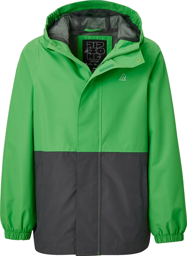 Ripzone Kids' Thunder 2.0 Water Resistant Rain Jacket