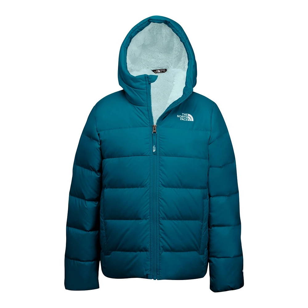 The North Face Girls' Moondoggy Winter Jacket, Kids', Insulated, Water Repellent, Hooded