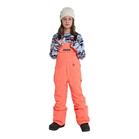 Burton Kids' Skylar Bib Snow Pants, Girls', Winter, Insulated