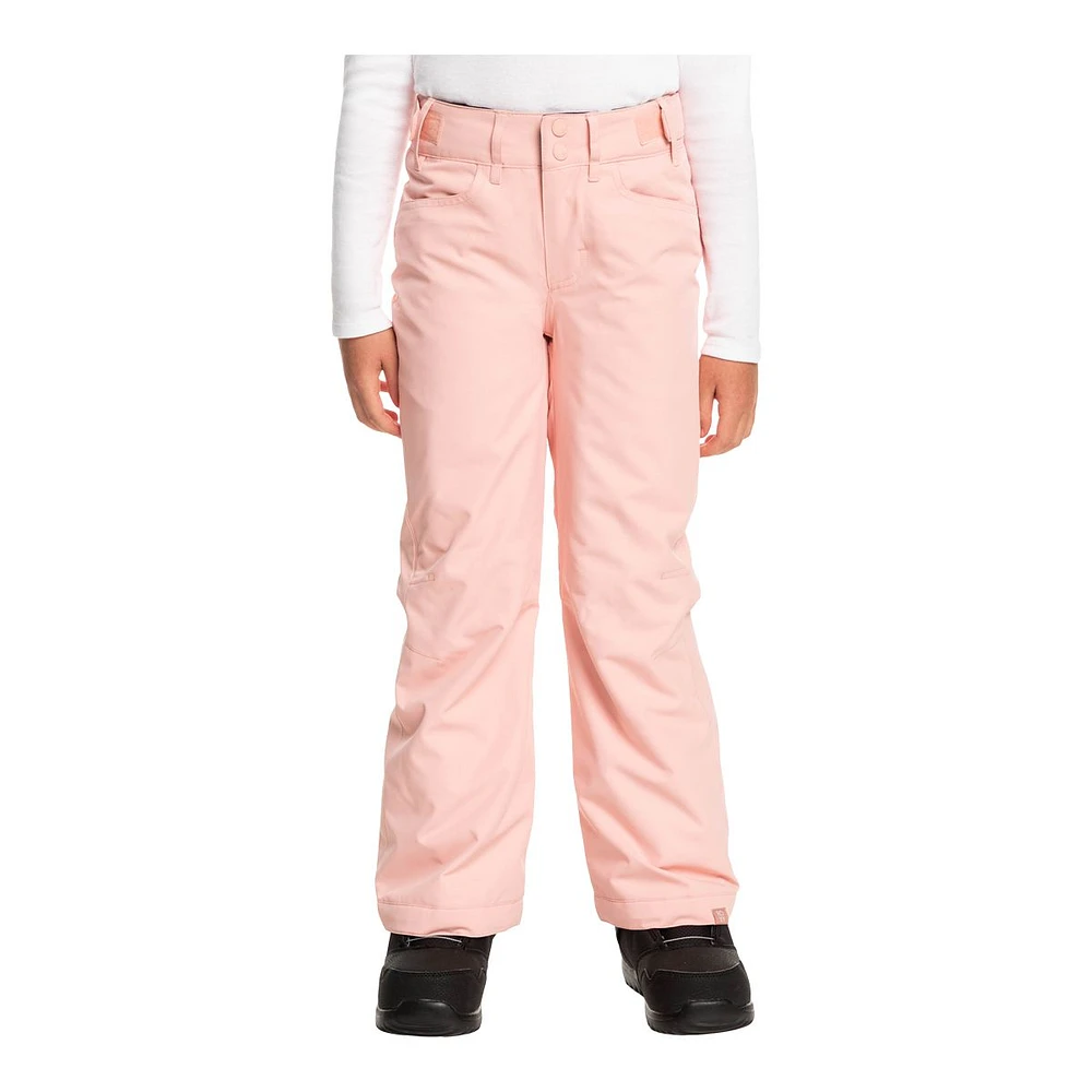 Roxy Kids' Backyard Snow Pants, Girls', Winter, Insulated