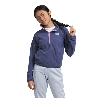 The North Face Girls' Glacier Pull Over Fleece Jacket