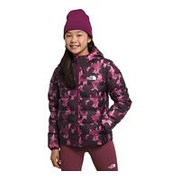 The North Face Girls' Down Printed Reversible Jacket