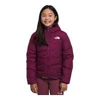 The North Face Girls' Down Printed Reversible Jacket