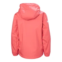 Helly Hansen Junior Girls' Crew Rain Jacket