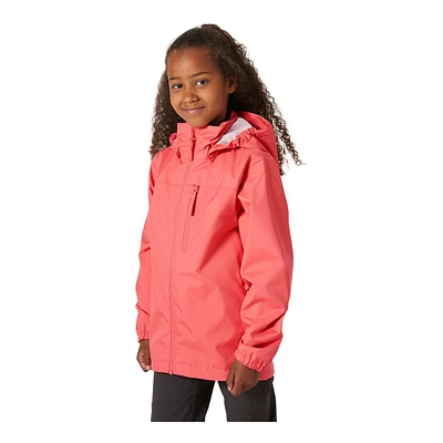 Helly Hansen Junior Girls' Crew Rain Jacket