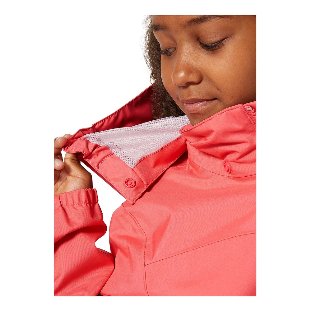 Helly Hansen Junior Girls' Crew Rain Jacket