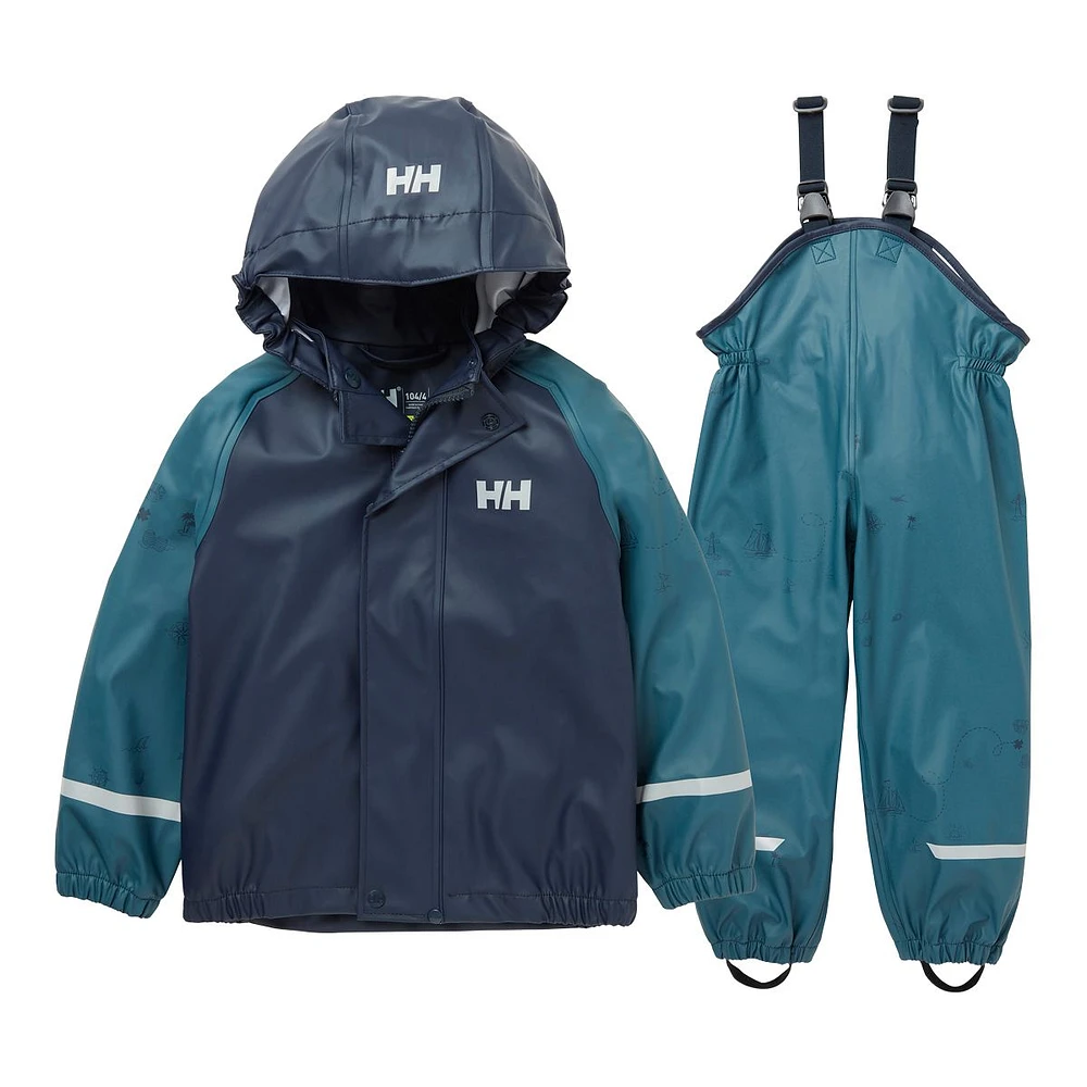 Helly Hansen Kids All Over Print Bergen 2.0 Rainset