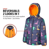 Ripzone Toddler Boys' 2-6 Minett 2.0 Reversible Jacket