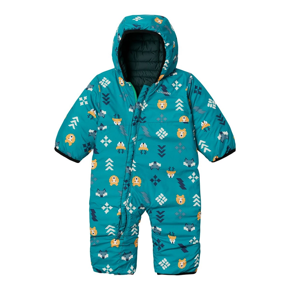 Columbia Infant Boys' Powder Lite Reversible Bunting Suit