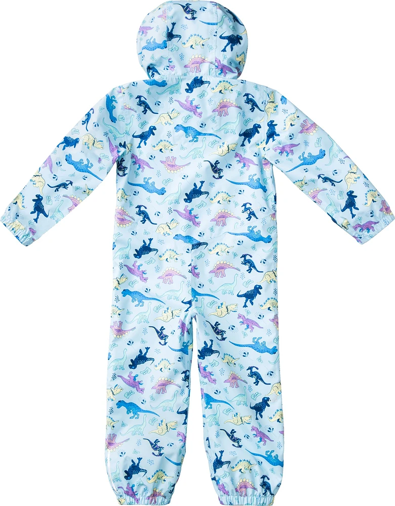 Ripzone Toddler Boys' 2-6 Peaches Printed Rainsuit