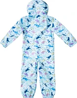 Ripzone Toddler Boys' 2-6 Peaches Printed Rainsuit