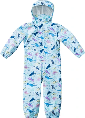 Ripzone Toddler Boys' 2-6 Peaches Printed Rainsuit