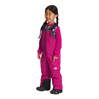 The North Face Kids' Toddler Freedom Bib Snow Pants, Girls', Winter, Insulated