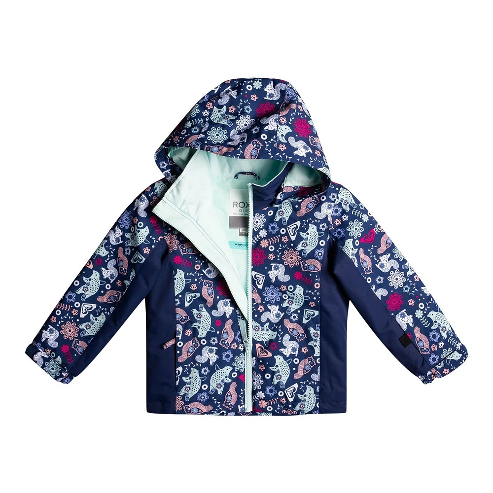 Roxy Toddler Girls' Snowy Tale Insulated Jacket