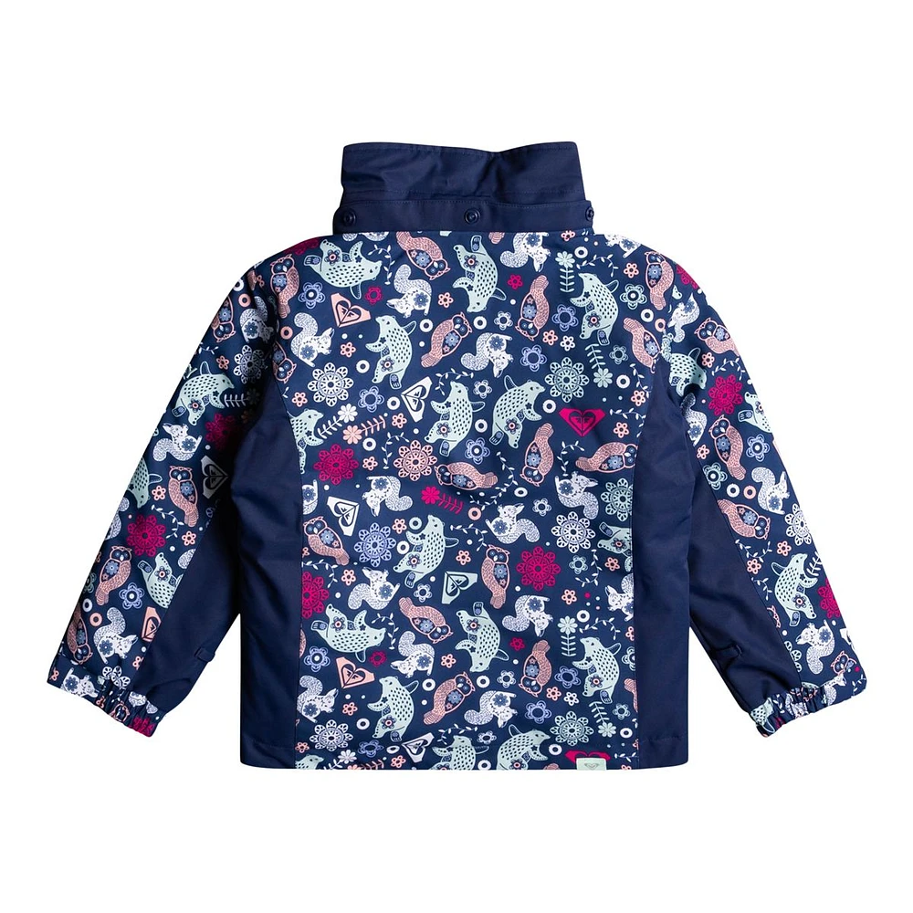 Roxy Toddler Girls' Snowy Tale Insulated Jacket