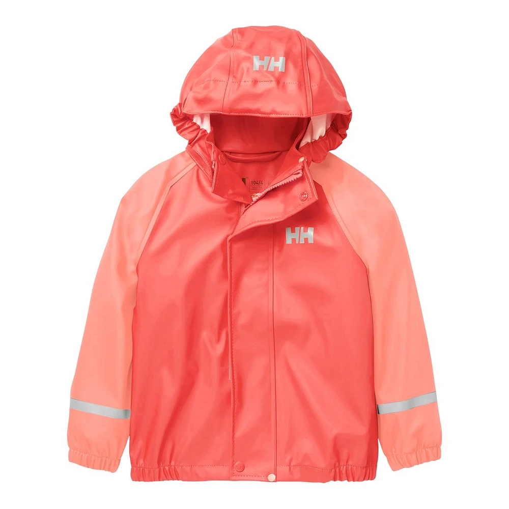 Helly Hansen Infant Girls' 2-7 Bergen PU Rainset