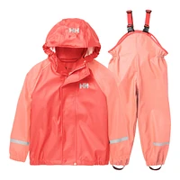 Helly Hansen Infant Girls' 2-7 Bergen PU Rainset