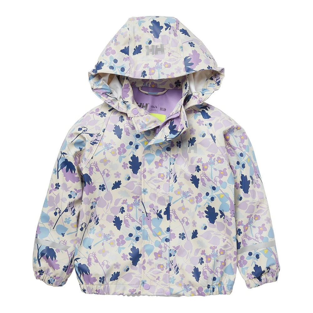 Helly Hansen Infant Girls' 2-7 Bergen PU All Over Print Rainset