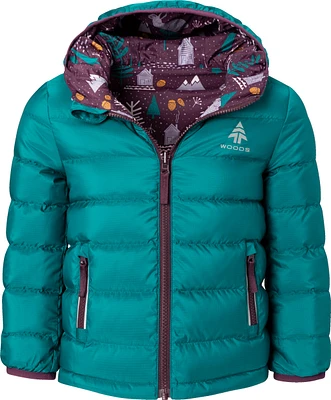 Woods Toddler Girls' 2-6 Bennington Down Puffy Jacket