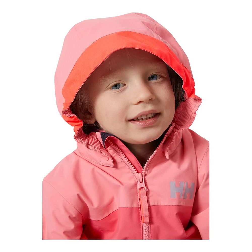 Helly Hansen Infant Girls' 2-7 Shelter 2.0 Rain Jacket