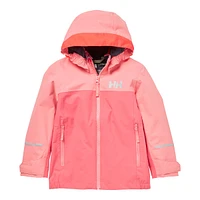 Helly Hansen Infant Girls' 2-7 Shelter 2.0 Rain Jacket