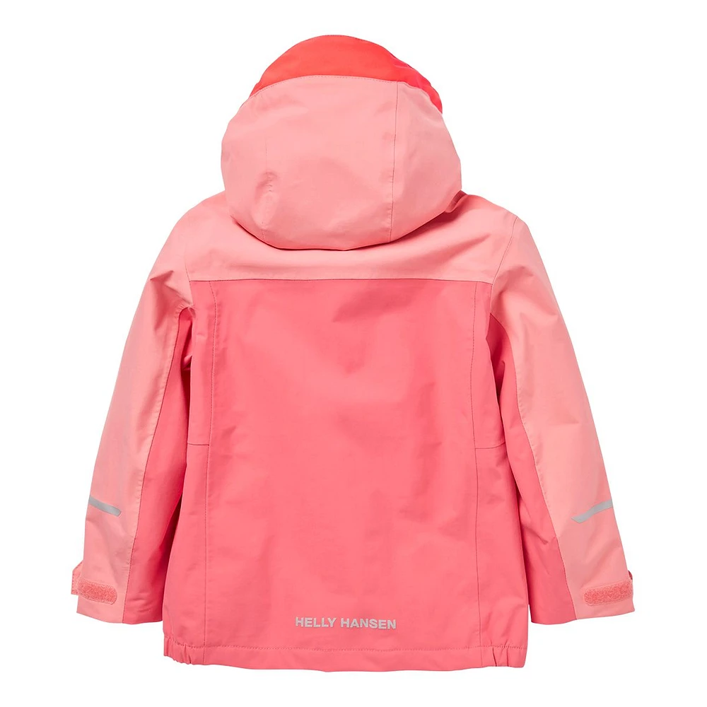 Helly Hansen Infant Girls' 2-7 Shelter 2.0 Rain Jacket