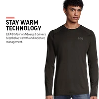 Helly Hansen Men's Lifa Active Crew - Black