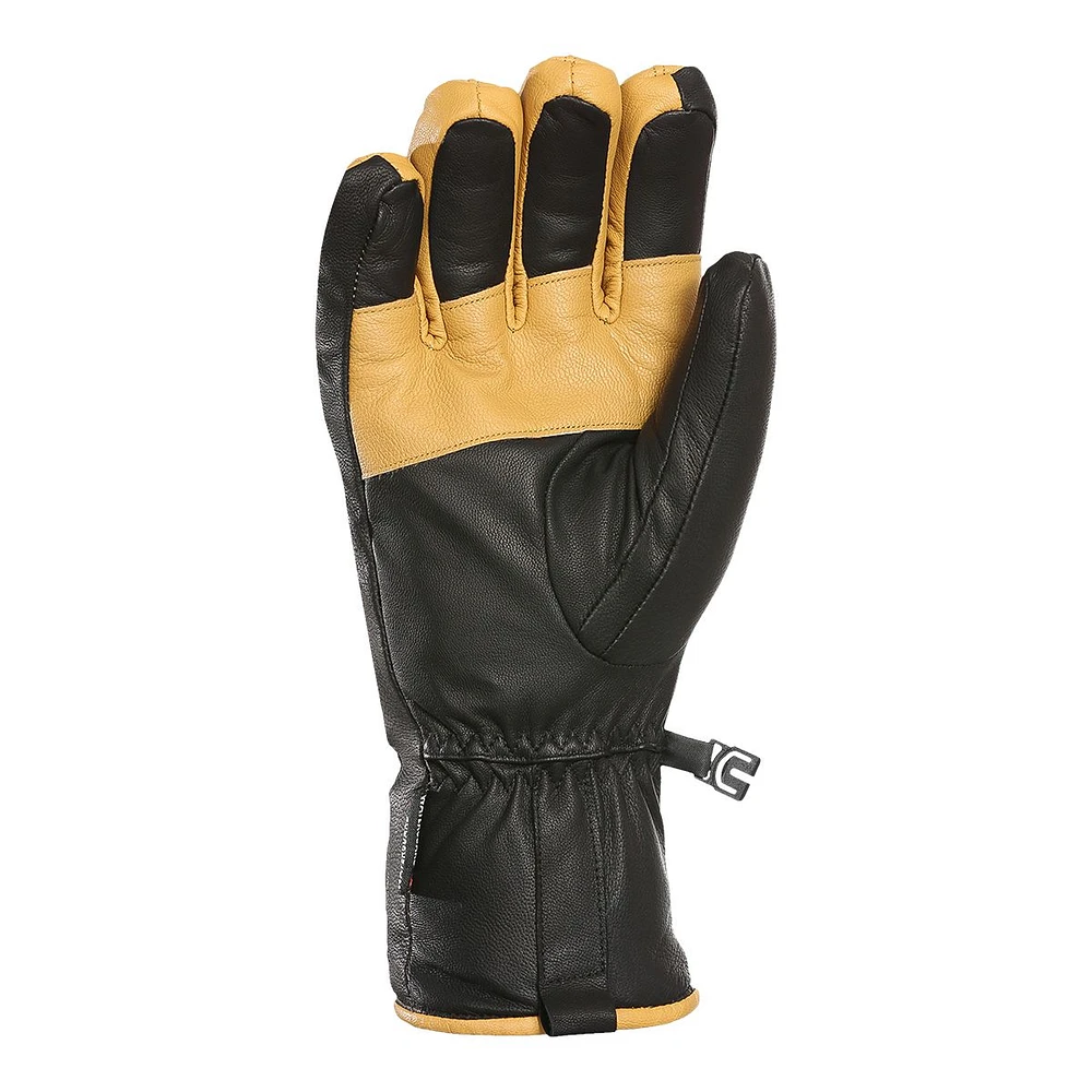 Kombi Men's Free Fall Leather Winter Gloves