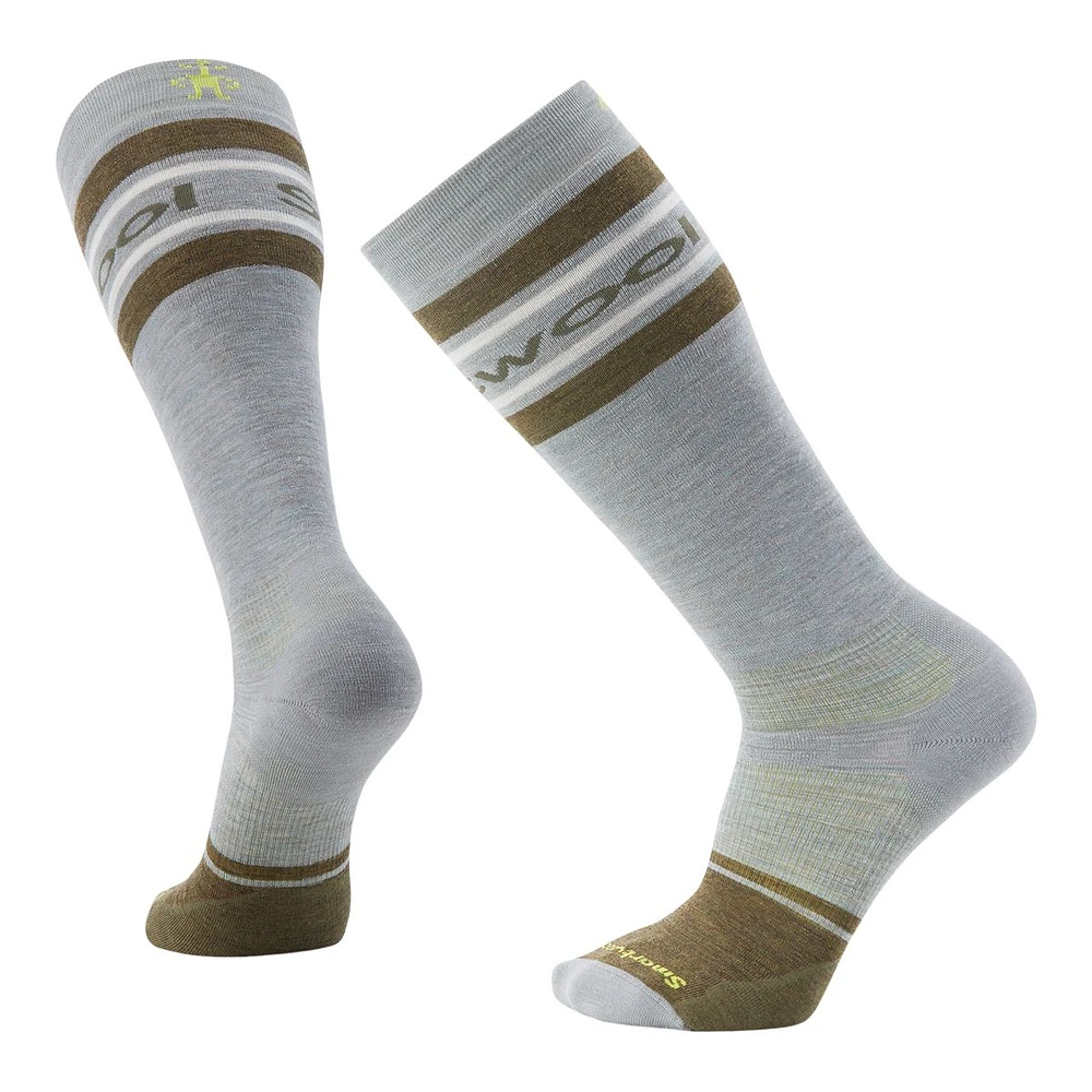 Smartwool Men's Targeted Ski Over The Calf Socks, Wool, Moisture-Wicking