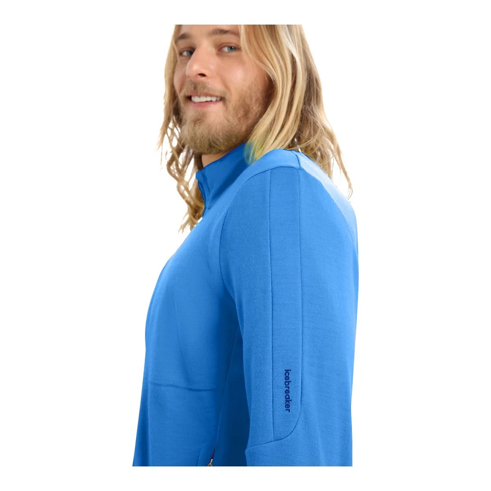 Icebreaker Men's Quantum III Zip Long Sleeve Shirt