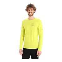 Icebreaker Men's 200 Oasis Alps 3D Long Sleeve Crewe Top