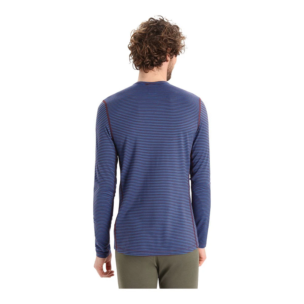 Icebreaker Men's 200 Oasis Long Sleeve Crewe Thermal Top