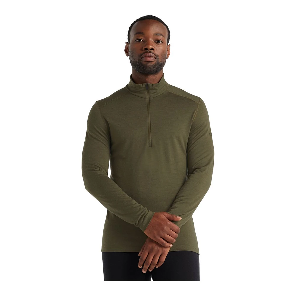 Icebreaker Men's 200 Oasis Half Zip Long Sleeve Top