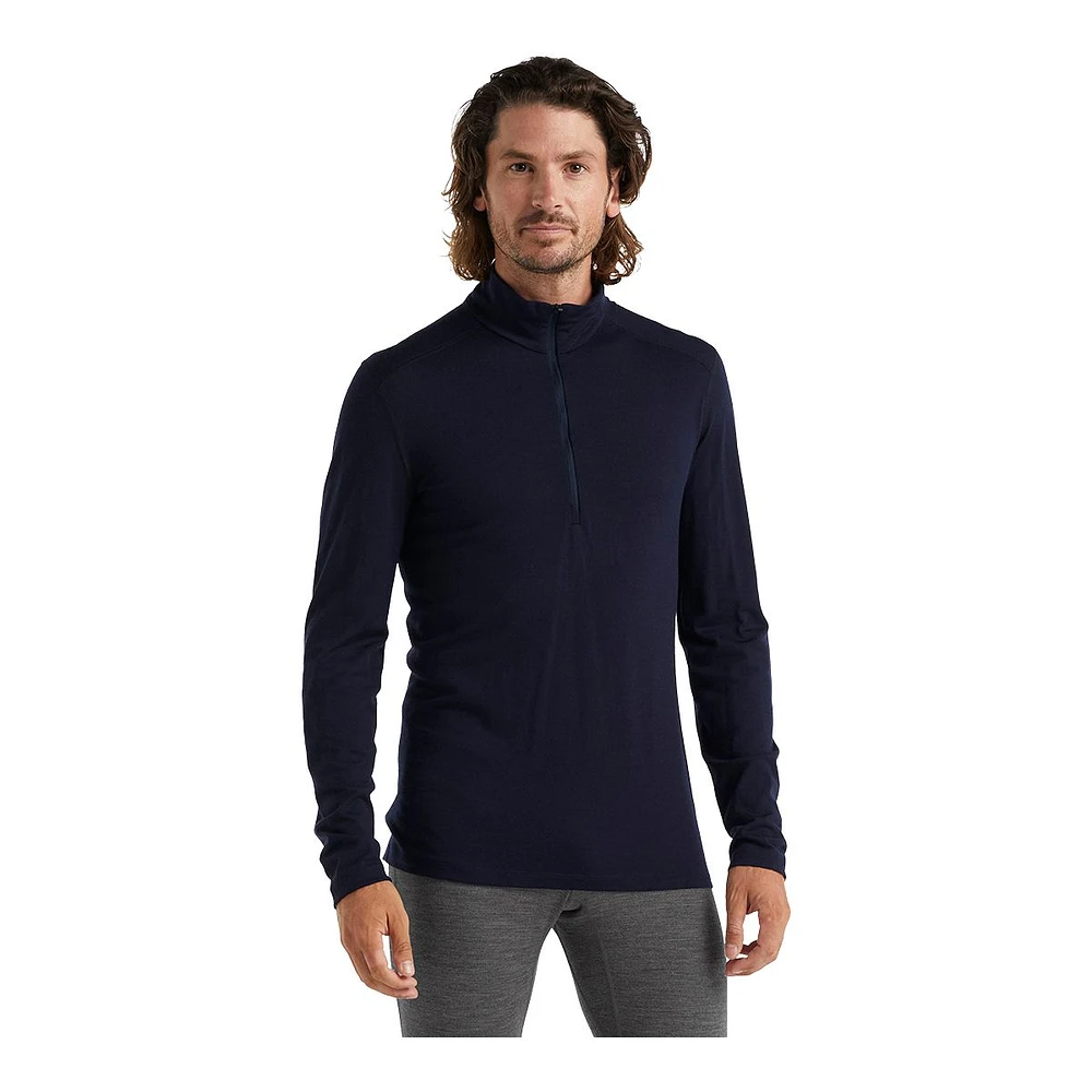 Icebreaker Men's 200 Oasis Half Zip Long Sleeve Top