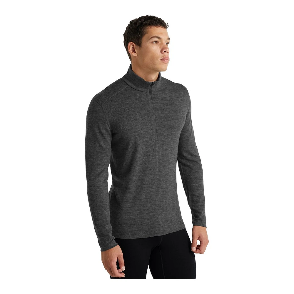 Icebreaker Men's 260 Tech Half Zip Long Sleeve Thermal Top