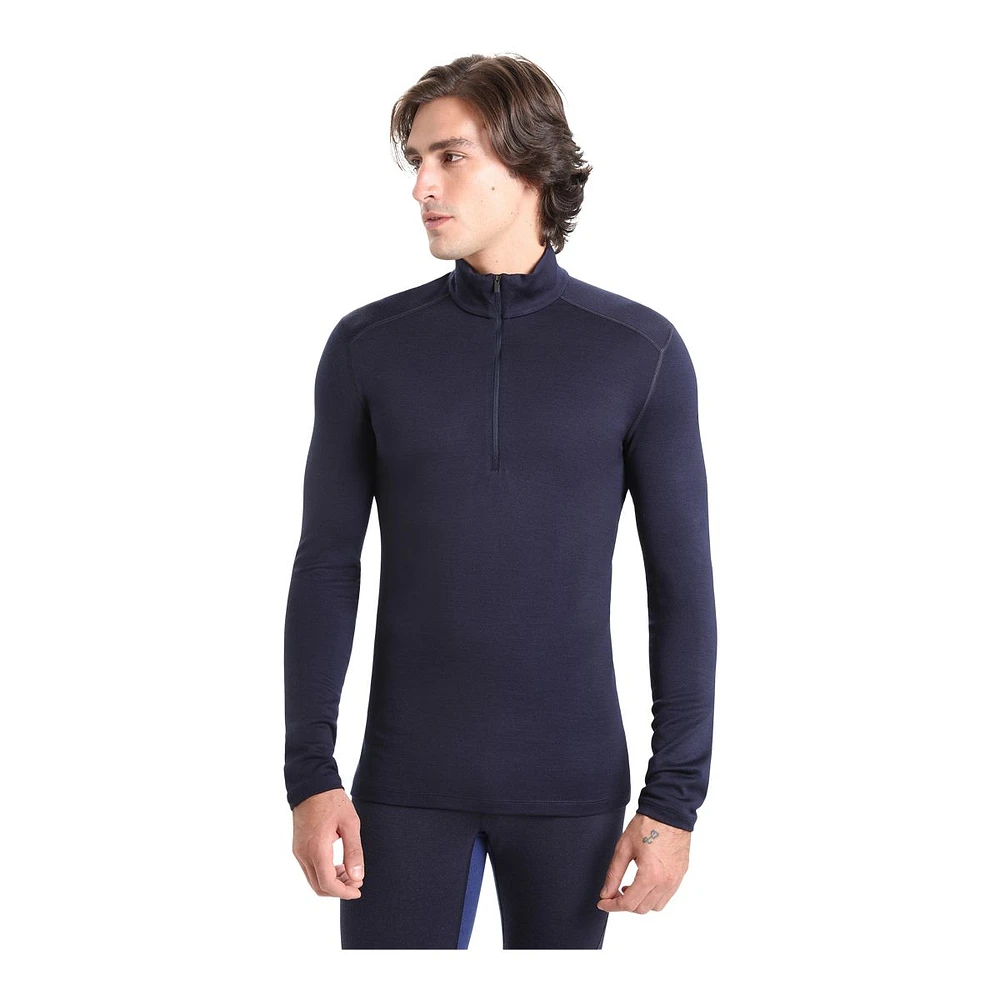 Icebreaker Men's 260 Tech Half Zip Long Sleeve Thermal Top