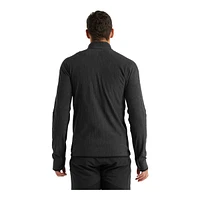 Icebreaker Men's Descender Zip Long Sleeve Shirt