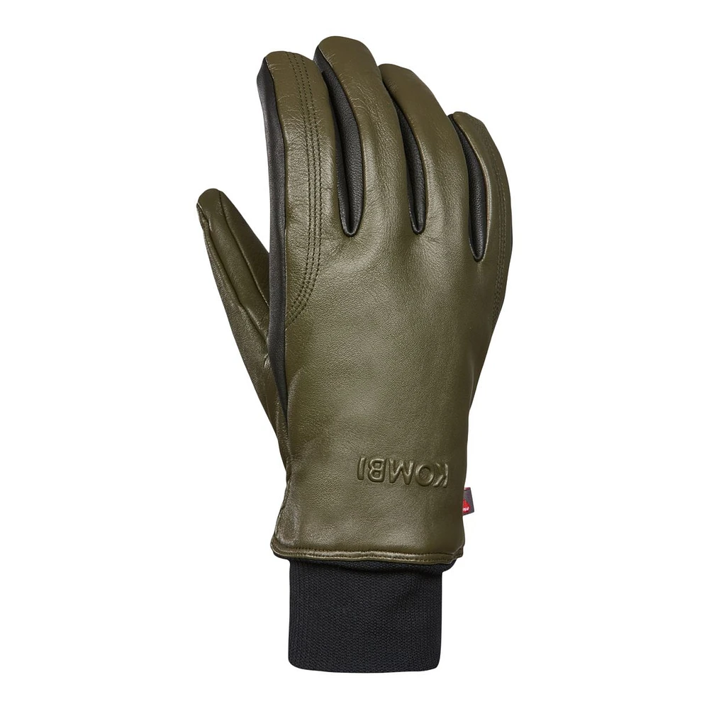 Kombi Men's Handsome PRIMALOFT® Leather Gloves