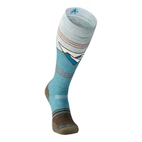 Smartwool Men's Snowboard Full Cushion Geo Pattern Ski Socks