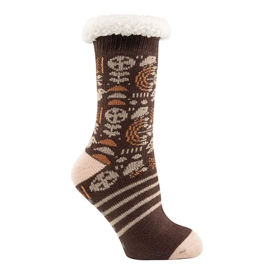 Ripzone Women's Cozy Winter Socks, Plush, Non-Slip