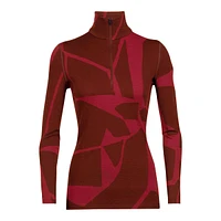 Icebreaker Women's 250 Vertex Zip Long Sleeve Shirt