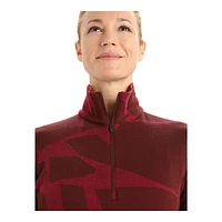 Icebreaker Women's 250 Vertex Zip Long Sleeve Shirt